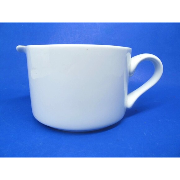Dansk Bistro Portugal White Creamer 3"T X 4"W - Picture 2 of 12